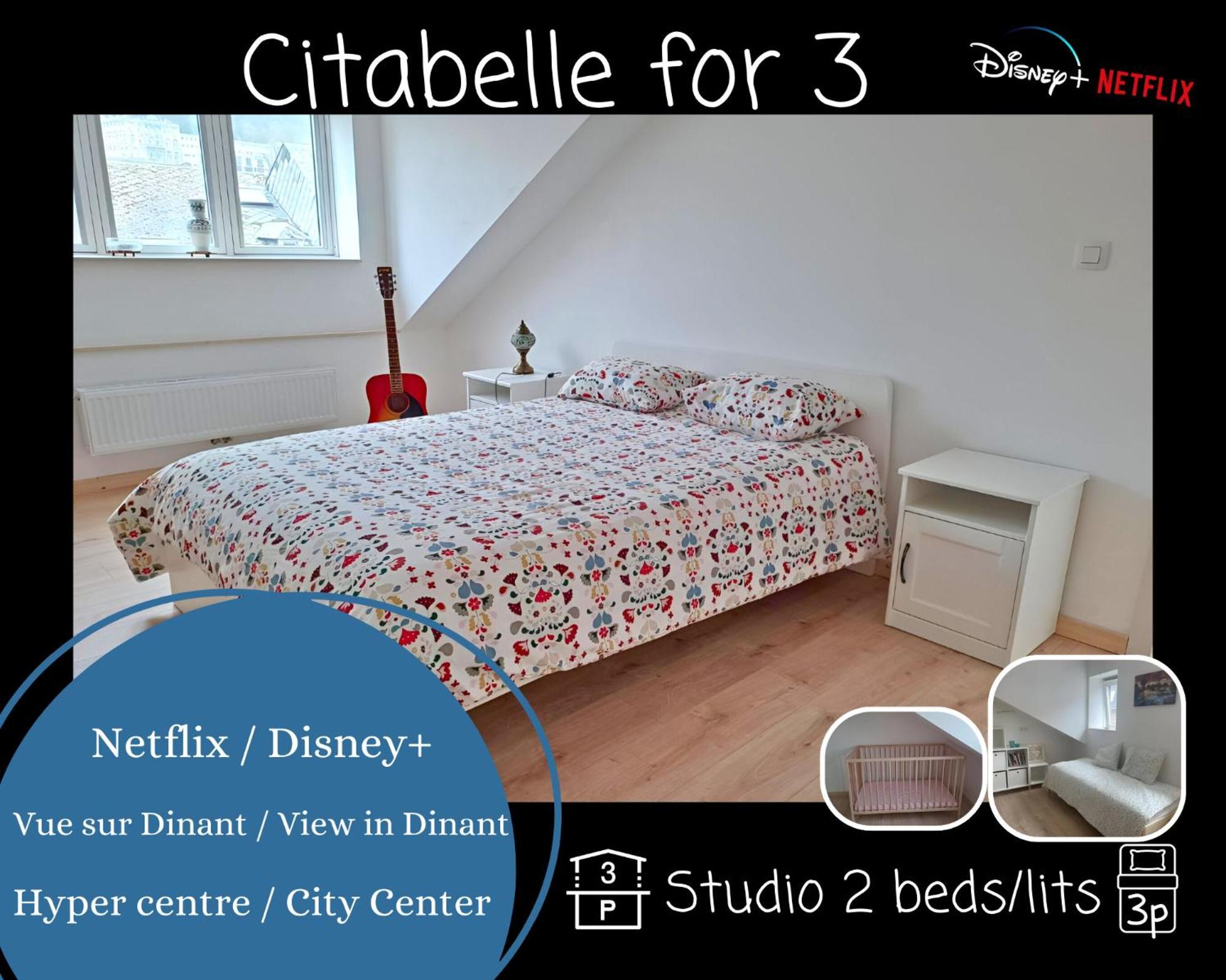 O Reflets - Citabelle For 3 - Studio 2 Beds View "Citadelle" Dinant Bagian luar foto